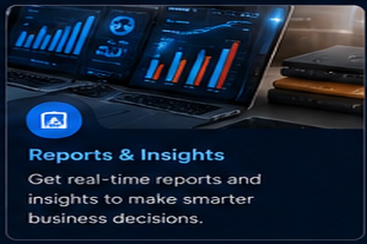 CRM reporting and business insights dashboard
